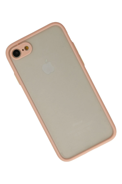Newface iPhone 7 Kılıf Montreal Silikon Kapak - Pembe resmi