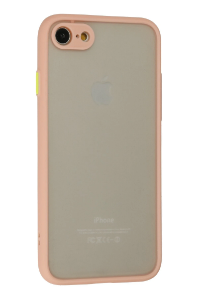 Newface iPhone 7 Kılıf Montreal Silikon Kapak - Pembe resmi