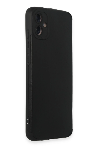 Newface Samsung Galaxy A05 Kılıf Loop Deri Silikon - Siyah resmi