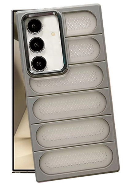 Newface Samsung Galaxy S24 Kılıf Airmax Silikon Kapak - Titan Gri resmi
