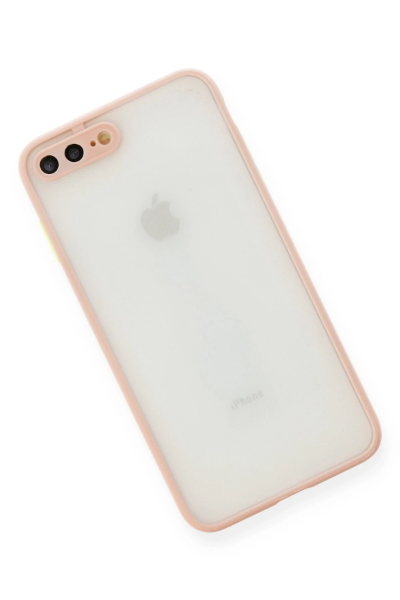 Newface iPhone 7 Plus Kılıf Montreal Silikon Kapak - Pembe resmi