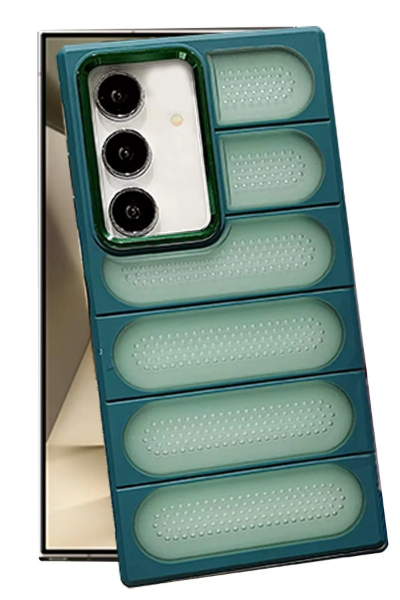 Newface Samsung Galaxy S24 Kılıf Airmax Silikon Kapak - Koyu Yeşil resmi