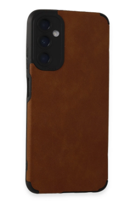 Newface Samsung Galaxy A05S Kılıf Loop Deri Silikon - Kahverengi resmi