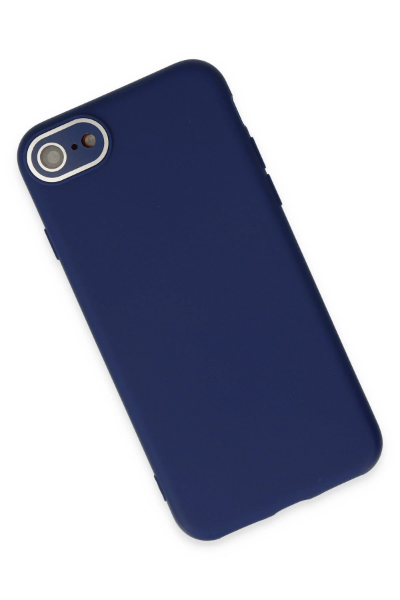 Newface iPhone 7 Kılıf Lansman Glass Kapak - Sky Blue resmi