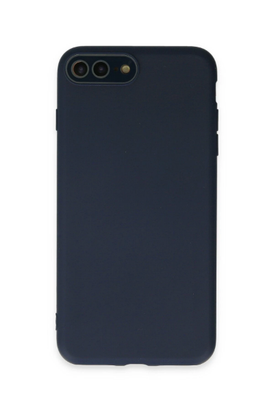 Newface iPhone 7 Plus Kılıf Lansman Glass Kapak - Lacivert resmi