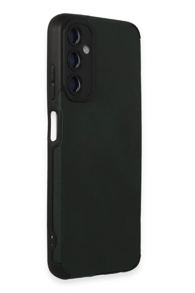 Newface Samsung Galaxy A05S Kılıf Loop Deri Silikon - Yeşil resmi