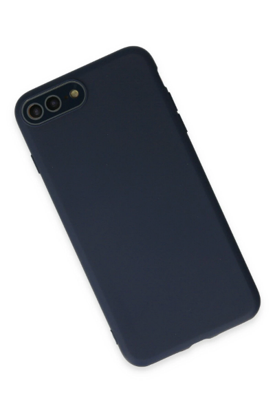 Newface iPhone 7 Plus Kılıf Lansman Glass Kapak - Lacivert resmi