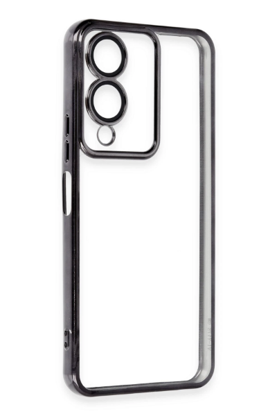 Newface Vivo Y17S Kılıf Razer Lensli Silikon - Siyah resmi