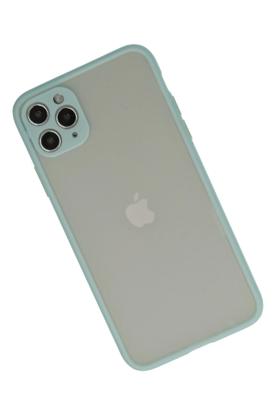 Newface iPhone 12 Pro Kılıf Montreal Silikon Kapak - Turkuaz resmi