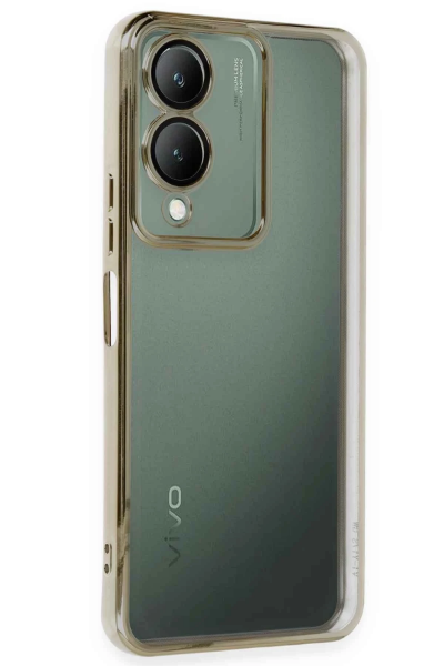 Newface Vivo Y17S Kılıf Razer Lensli Silikon - Gold resmi