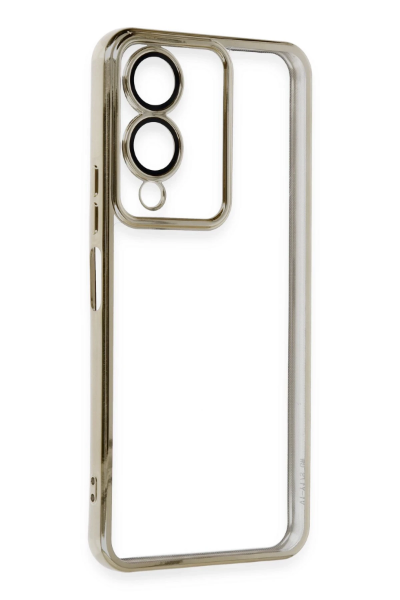 Newface Vivo Y17S Kılıf Razer Lensli Silikon - Gold resmi