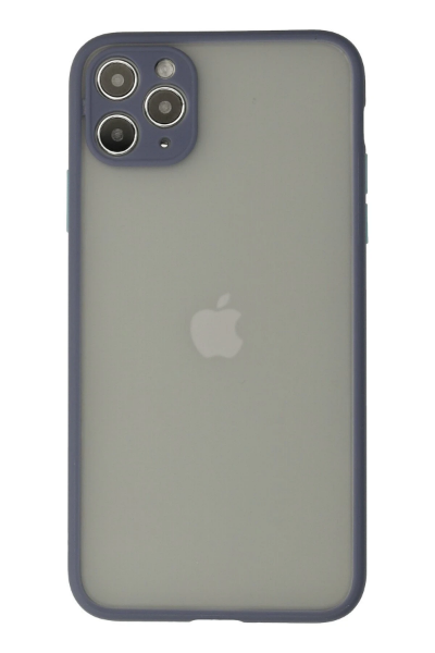 Newface iPhone 12 Pro Kılıf Montreal Silikon Kapak - Gri resmi