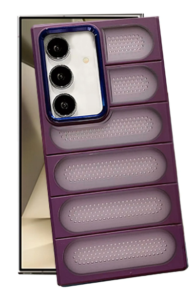 Newface Samsung Galaxy S24 Plus Kılıf Airmax Silikon Kapak - Derin Mor resmi
