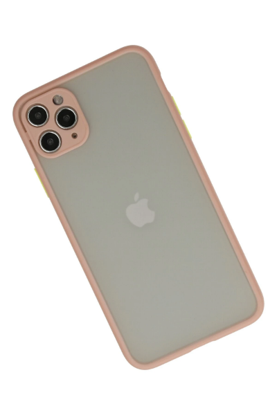 Newface iPhone 12 Pro Kılıf Montreal Silikon Kapak - Pembe resmi