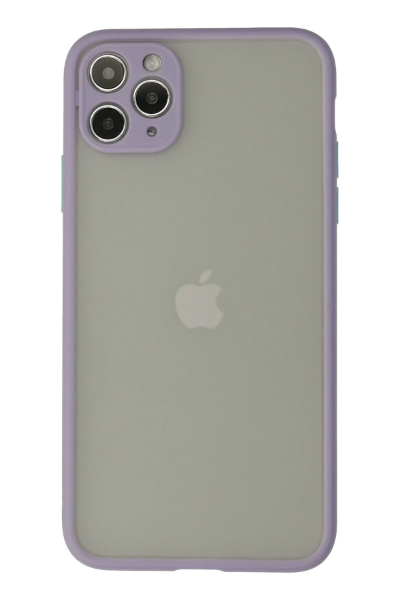 Newface iPhone 12 Pro Kılıf Montreal Silikon Kapak - Mor resmi