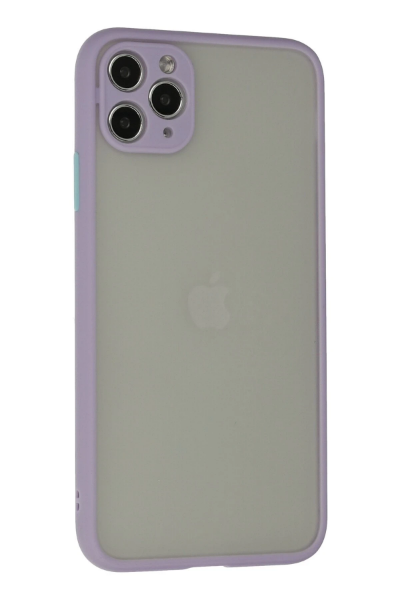 Newface iPhone 12 Pro Kılıf Montreal Silikon Kapak - Mor resmi