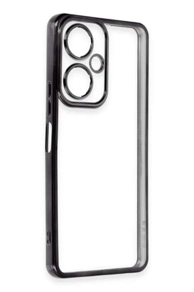 Newface Vivo Y27 Kılıf Razer Lensli Silikon - Siyah resmi