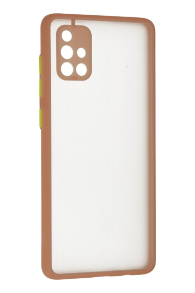 Newface Samsung Galaxy A71 Kılıf Montreal Silikon Kapak - Pembe resmi