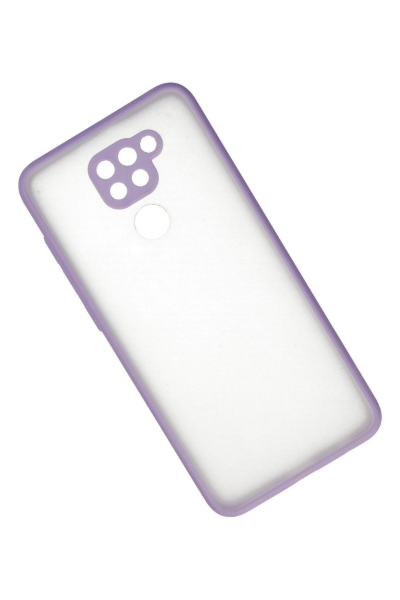 Newface Xiaomi Redmi Note 9 Kılıf Montreal Silikon Kapak - Mor resmi