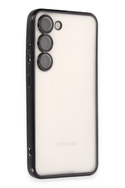 Newface Samsung Galaxy S24 Kılıf Razer Lensli Silikon - Siyah resmi