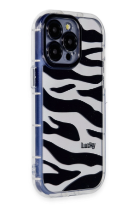 Newface iPhone 14 Pro Kılıf Reflexion Desenli Kapak - Desen 9 resmi