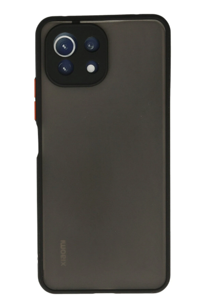 Newface Xiaomi Mİ 11 Lite Kılıf Montreal Silikon Kapak - Siyah resmi
