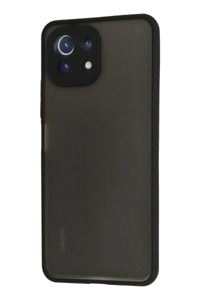 Newface Xiaomi Mİ 11 Lite Kılıf Montreal Silikon Kapak - Siyah resmi