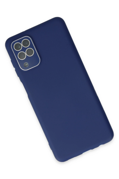 Newface Samsung Galaxy A22 Kılıf Lansman Glass Kapak - Sky Blue resmi