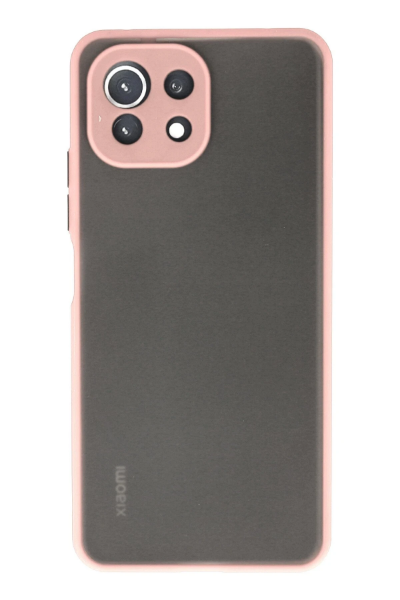 Newface Xiaomi Mİ 11 Lite Kılıf Montreal Silikon Kapak - Pembe resmi