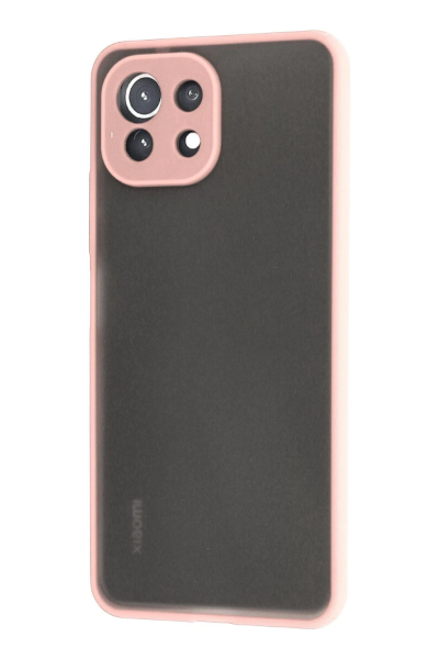 Newface Xiaomi Mİ 11 Lite Kılıf Montreal Silikon Kapak - Pembe resmi