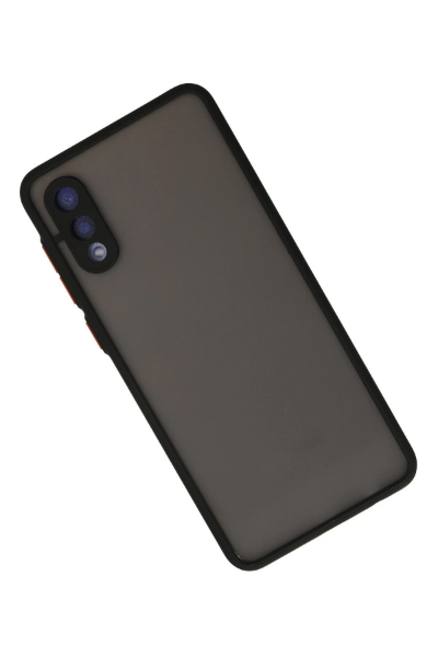 Newface Samsung Galaxy A02 Kılıf Montreal Silikon Kapak - Siyah resmi