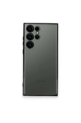 Newface Samsung Galaxy S24 Ultra Kılıf Razer Lensli Silikon - Yeşil resmi