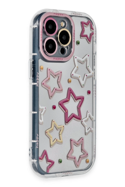 Newface iPhone 15 Pro Max Kılıf Reflexion Desenli Kapak - Desen 3 resmi