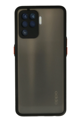 Newface Oppo Reno 5 Lite Kılıf Montreal Silikon Kapak - Siyah resmi