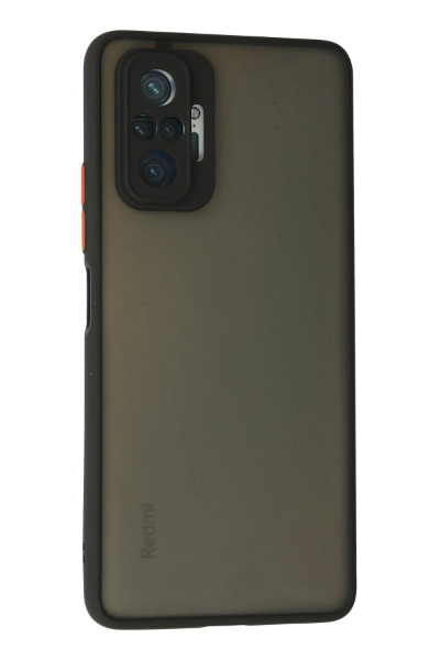 Newface Xiaomi Redmi Note 10 Pro Kılıf Montreal Silikon Kapak - Siyah resmi