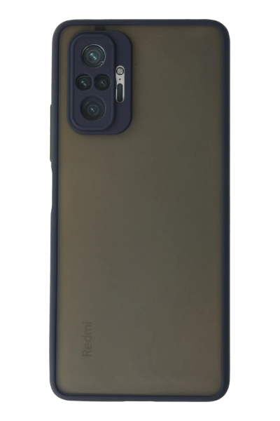 Newface Xiaomi Redmi Note 10 Pro Kılıf Montreal Silikon Kapak - Lacivert resmi