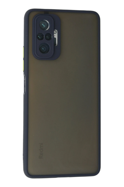 Newface Xiaomi Redmi Note 10 Pro Kılıf Montreal Silikon Kapak - Lacivert resmi