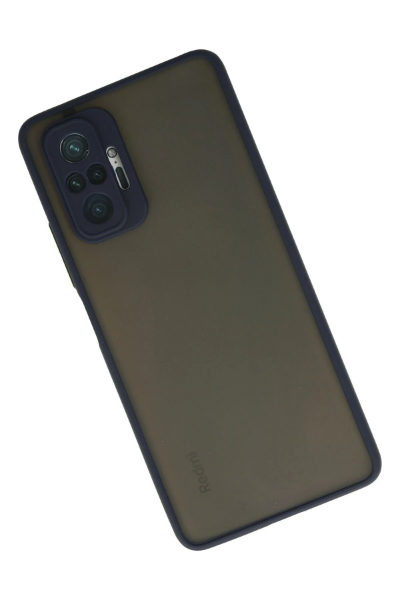 Newface Xiaomi Redmi Note 10 Pro Kılıf Montreal Silikon Kapak - Lacivert resmi