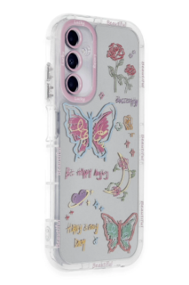 Newface Samsung Galaxy A05S Kılıf Reflexion Desenli Kapak - Desen 8 resmi