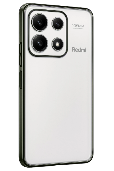 Newface Xiaomi Poco X6 Pro Kılıf Razer Lensli Silikon - Yeşil resmi