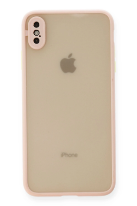 Newface iPhone X Kılıf Montreal Silikon Kapak - Pembe resmi