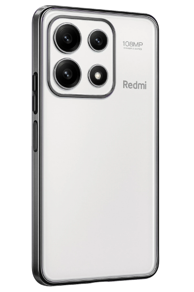 Newface Xiaomi Poco X6 Pro Kılıf Razer Lensli Silikon - Gümüş resmi