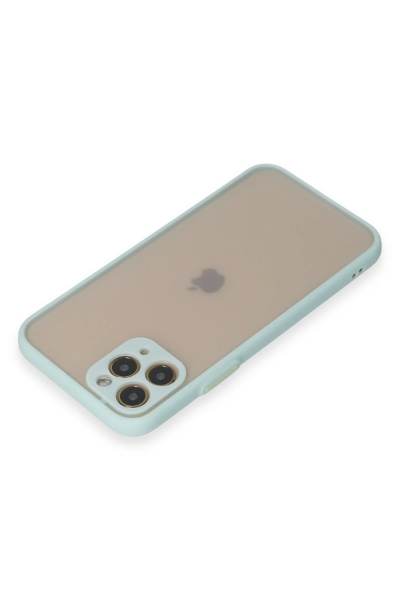 Newface iPhone 11 Pro Kılıf Montreal Silikon Kapak - Turkuaz resmi