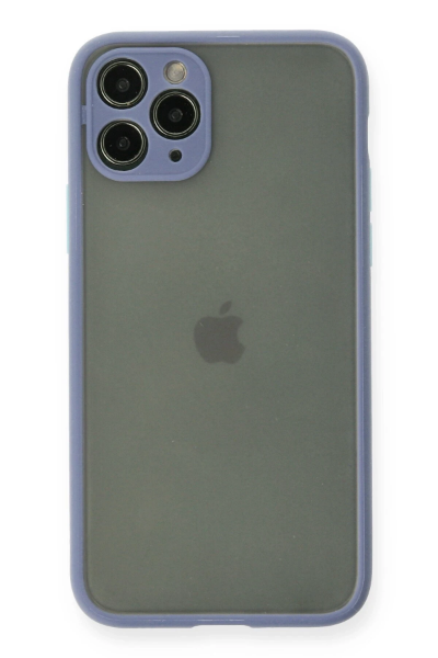 Newface iPhone 11 Pro Kılıf Montreal Silikon Kapak - Gri resmi
