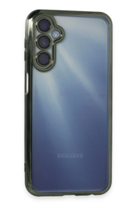 Newface Samsung Galaxy A15 4G Kılıf Razer Lensli Silikon - Yeşil resmi