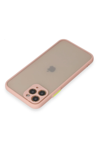 Newface iPhone 11 Pro Kılıf Montreal Silikon Kapak - Pembe resmi