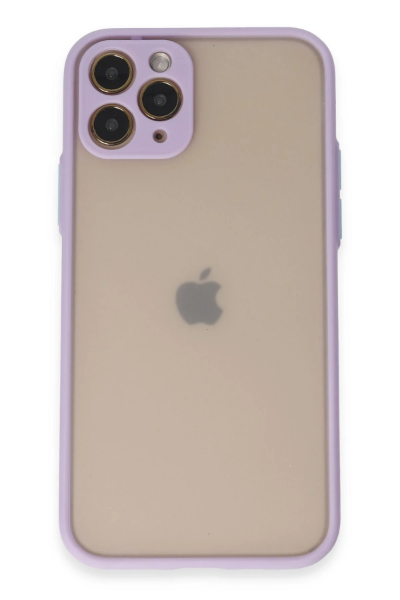Newface iPhone 11 Pro Kılıf Montreal Silikon Kapak - Mor resmi