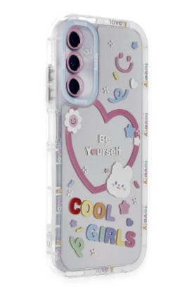 Newface Samsung Galaxy A25 5G Kılıf Reflexion Desenli Kapak - Desen 1 resmi