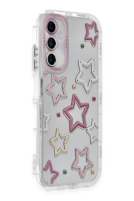 Newface Samsung Galaxy A25 5G Kılıf Reflexion Desenli Kapak - Desen 3 resmi