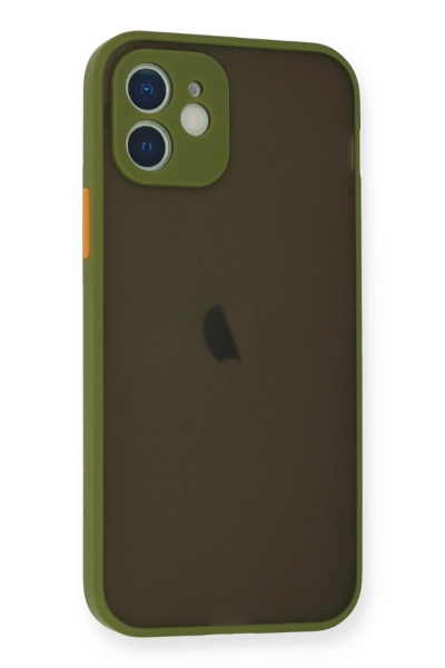 Newface iPhone 12 Mini Kılıf Montreal Silikon Kapak - Açık Yeşil resmi